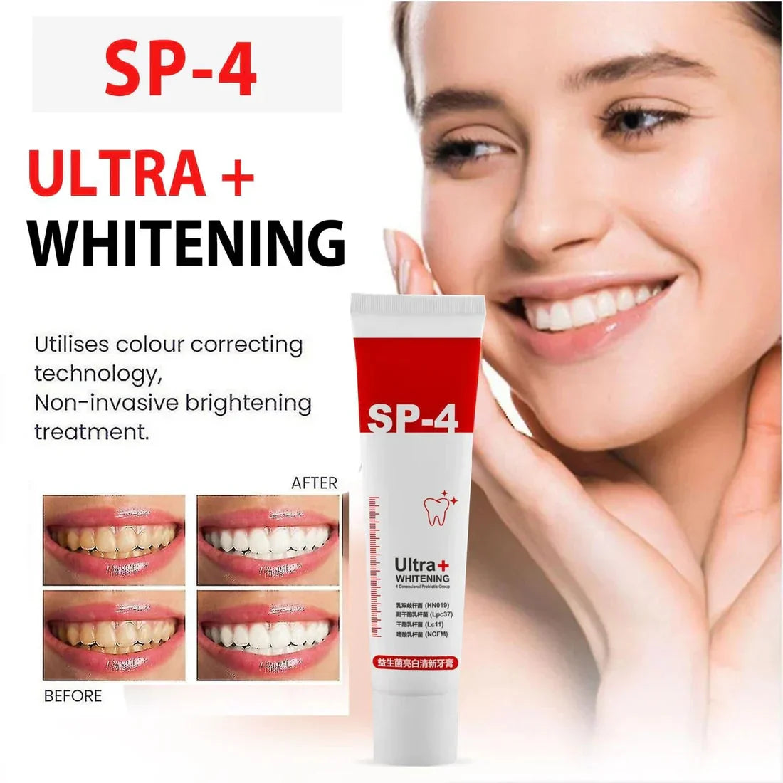 Teeth Whitening Toothpaste 🦷✨ 100% Guaranteed Results. 100% Money Back Guarantee 💸 ⭐⭐⭐⭐⭐ 74995+ Products Sold